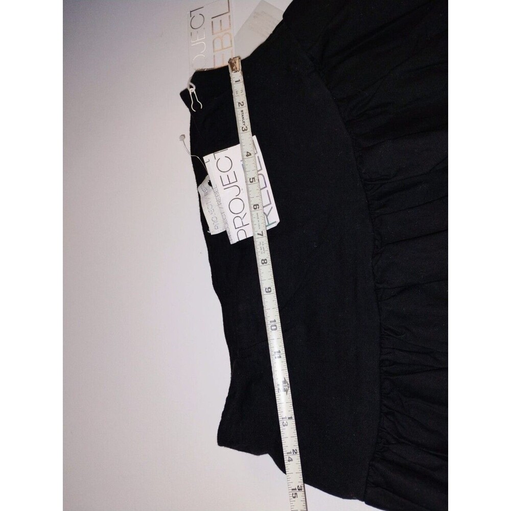 Project Rebel Women's Black Bubble Skirt New Size L - Picture 4 of 4